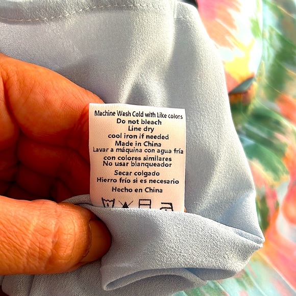 NWOT Ontwelfth Tulle Floral Front Slit Maxi Skirt - Picture 9 of 9